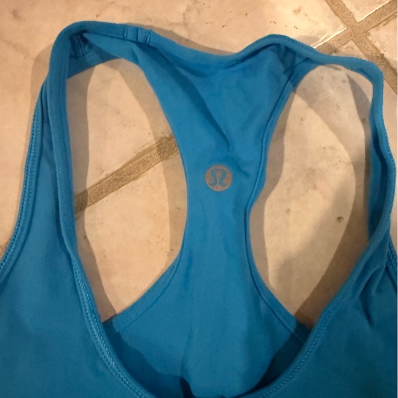 Lululemon Blue Racerback Tank Top - Picture 2 of 2